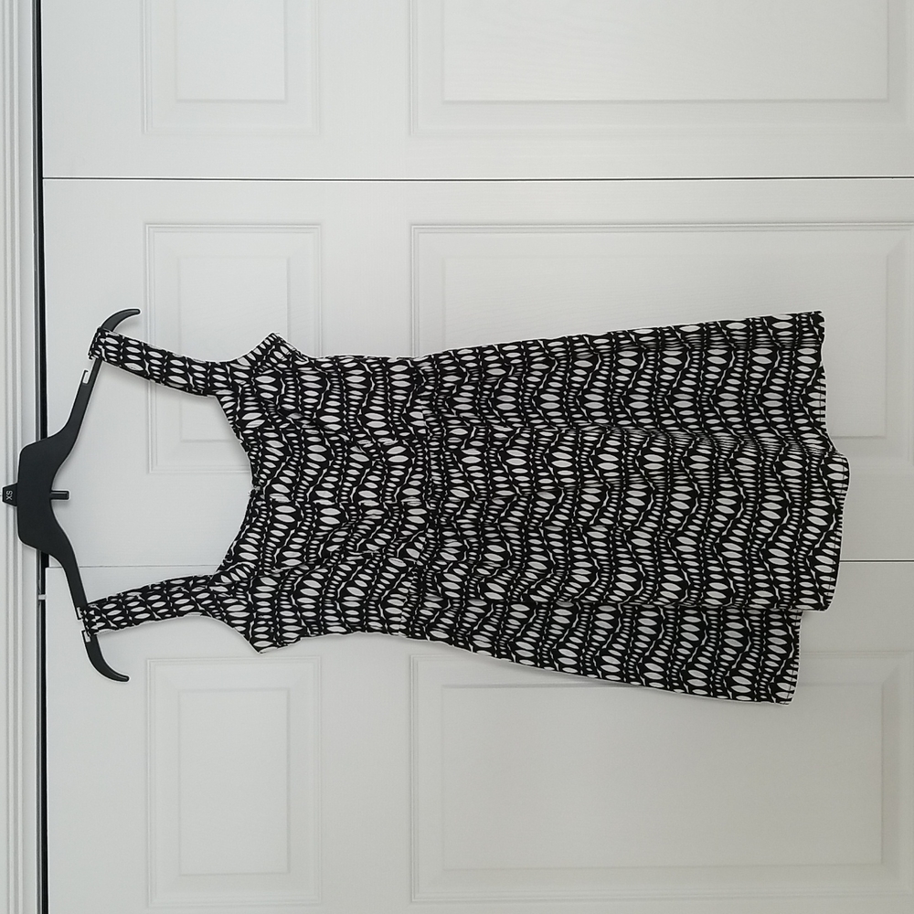 Bebop Black & White Sun Dress Size 7/8